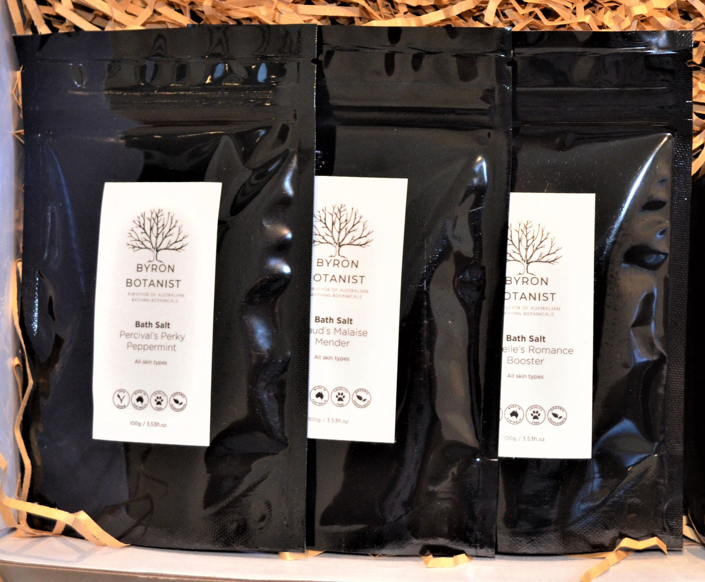 Byron Botanist Ménage à Trois Bath Soak Gift Pack